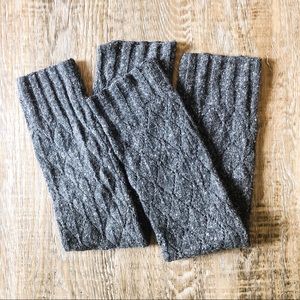 Anthropologie Dark Gray Legwarmers